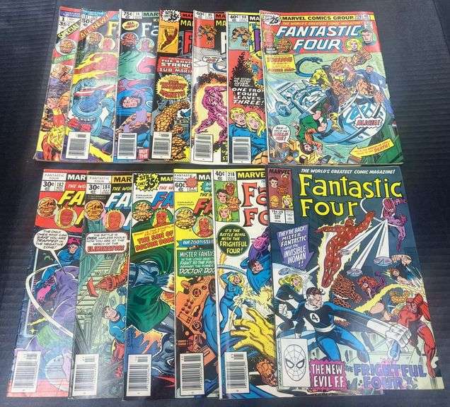 (J) Marvel Fantastic Four Comic Books, 1970s-1980s.