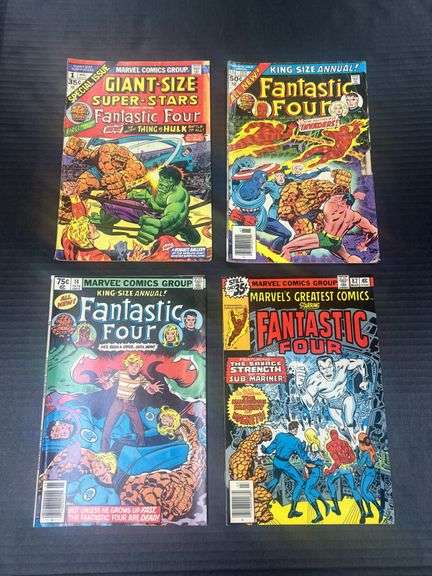 (J) Marvel Fantastic Four Comic Books, 1970s-1980s.