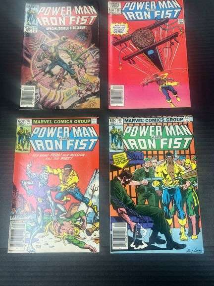 (J) Marvel Spider-Woman And Power Man And Iron Fist Comic Books, Late 1970s - Early 1980s.