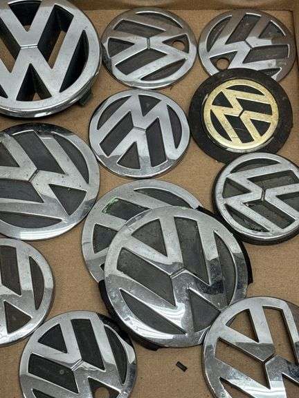 Lot Of Volkswagen VW Emblems / Auto Badges