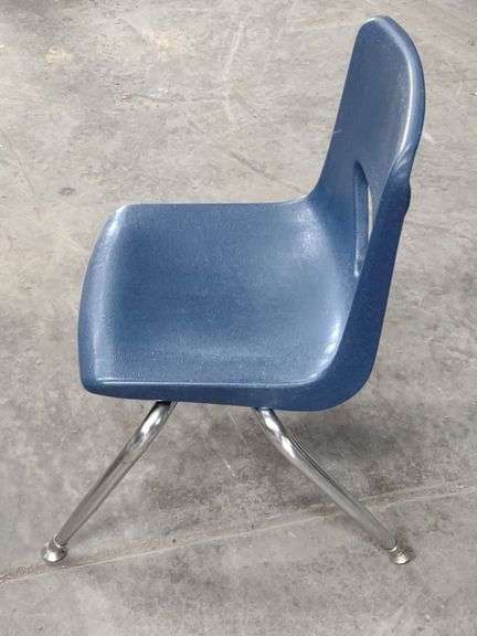 Blue Stackable School Chairs