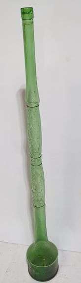 (GH) (1) Mid - Century Chianti Wine Bottle.