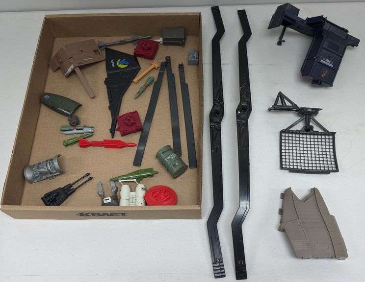 1980s Hasbro GI Joe ARAH Action Figure Vehicle Parts / Accessories Missiles & More