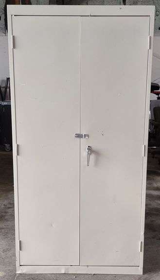 Metal 2-Door Lockable Cabinet