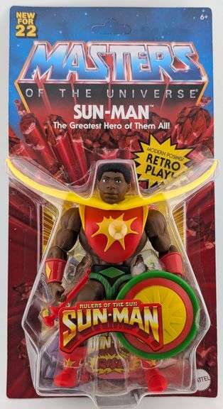 2021 Mattel Masters Of The Universe Sun-Man 6" Action Figure NIB
