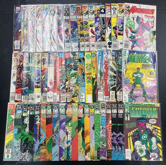 (J) 1980s & 1990s DC And Marvel Comic Books.