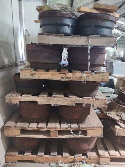 Used Rear Brake Drums Off Of BlueBird Buses