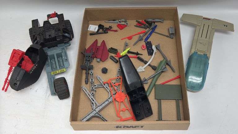 1980s Hasbro GI Joe Action Figure Vehicle Parts / Accessories Missiles & More