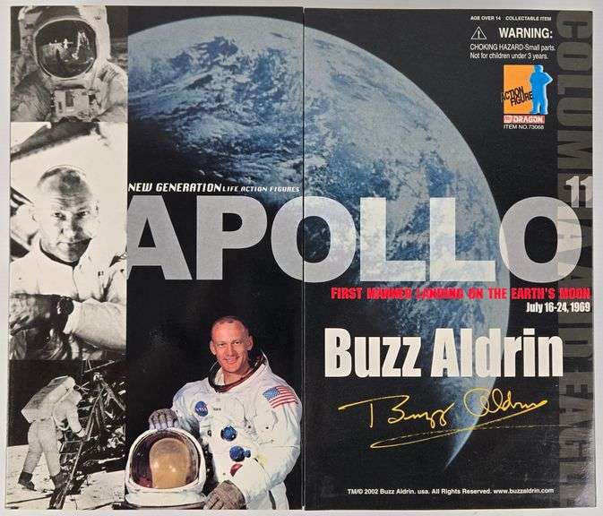 1/6 Scale Dragon Models NASA APOLLO 11 Buzz Aldrin Astronaut Action Figure - NIB