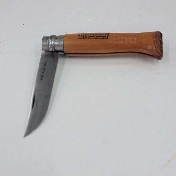 (A) Opinel No. 9 Carbon Steel Folding Knife