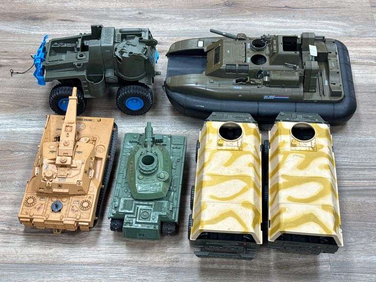 1980s Hasbro GI Joe ARAH Action Figure Vehicle Lot / Tank & More