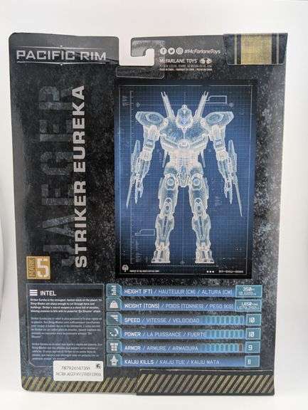 2023 McFarlane Toys Pacific Rim Jaeger Striker Eureka 4" Action Figure With Comic NIB