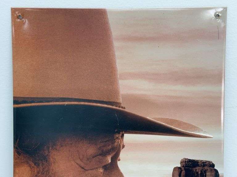 John Wayne Metal Sign