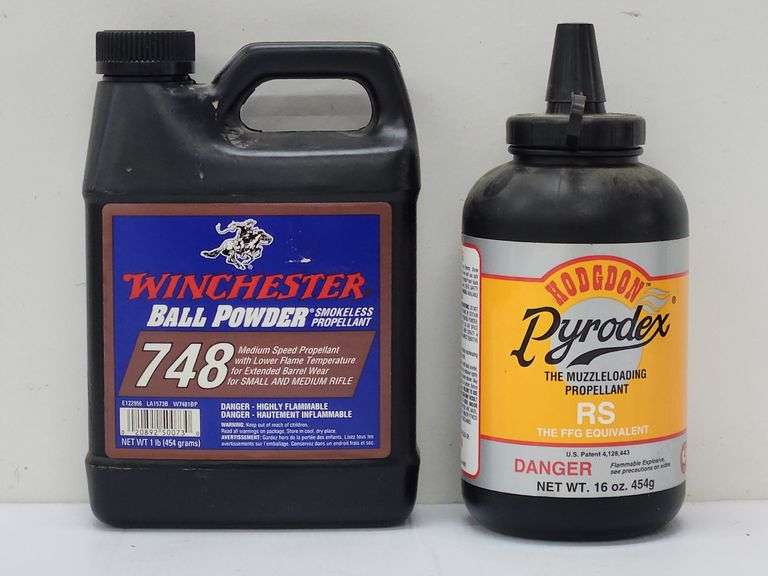 (AR) Assorted Smokeless Gun Powder And Cartridge Cases