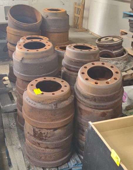 Used Rear Brake Drums Off Of BlueBird Buses
