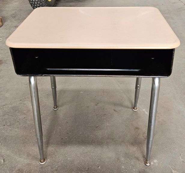 (10) Classroom Style Steel Desk's.