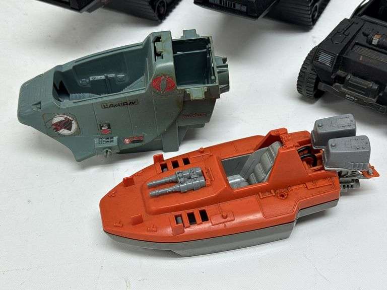 1980s Hasbro GI Joe Action Figure Vehicle Lot / Cobra