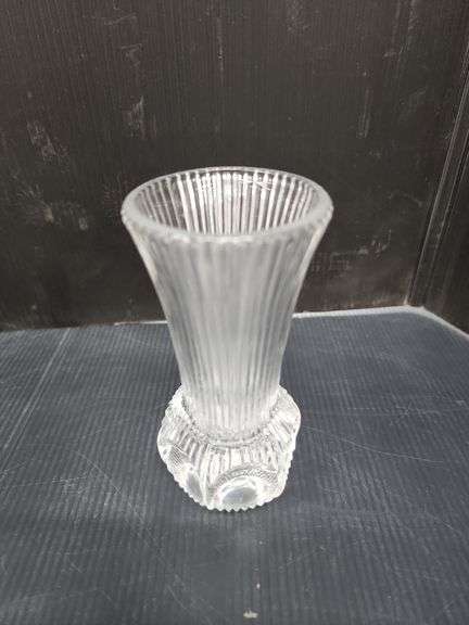 (Q) Waterford & Fostoria Crystal Vases.