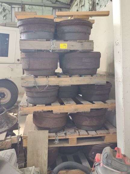 Used Rear Brake Drums Off Of BlueBird Buses
