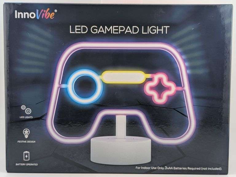 Innovibe LED Neon Gamepad Sign Light NIB