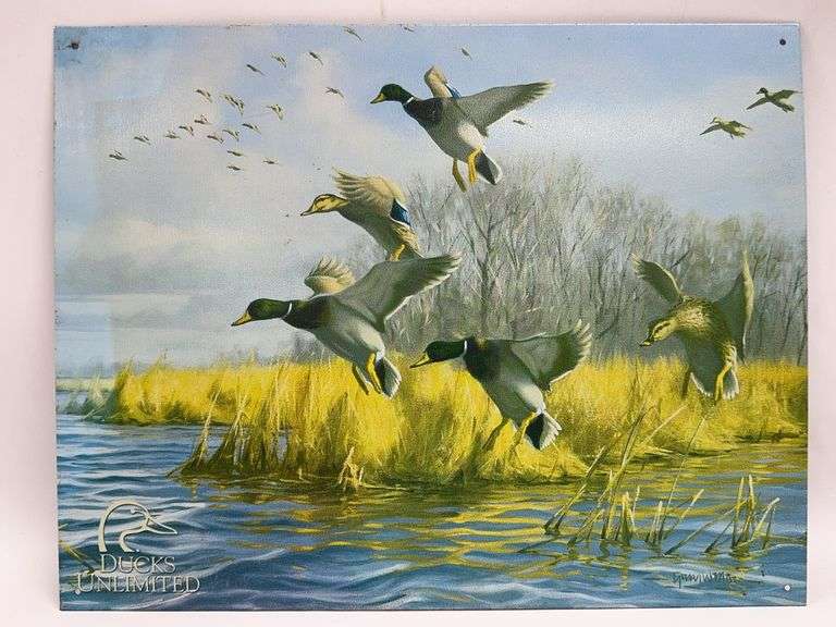 Ducks Unlimited Metal Sign