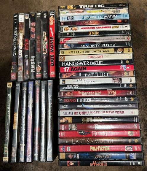 (GH) DVD’S Including Cast Away, 8 Mile, Hitch and more