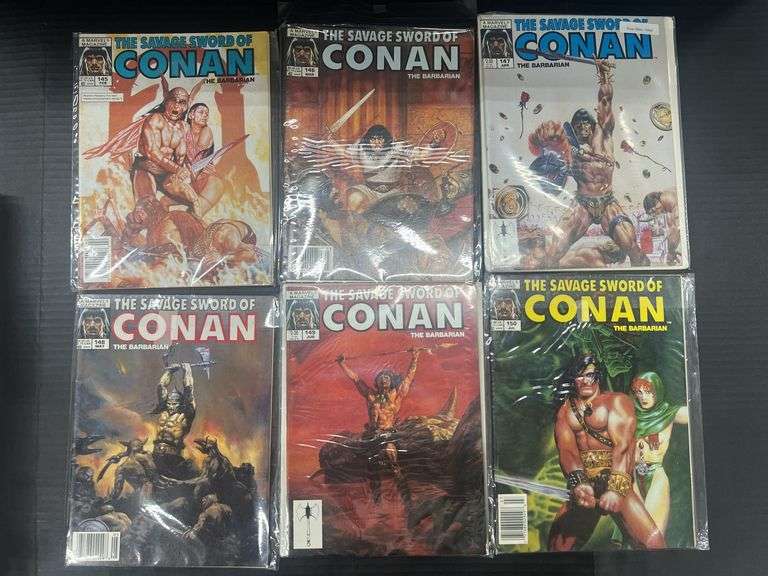 (J) Marvel The Savage Sword Of Conan The Barbarian.