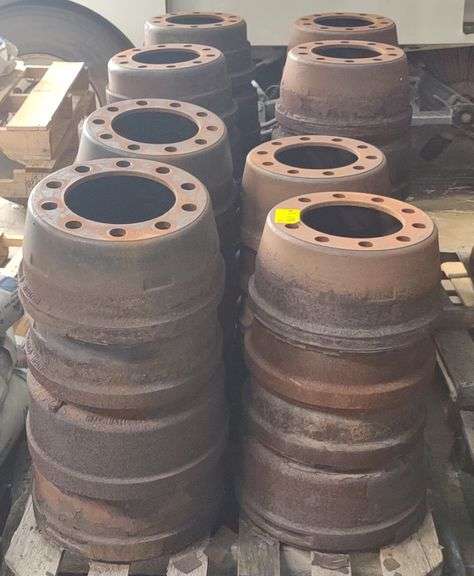 Used Rear Brake Drums Off Of BlueBird Buses