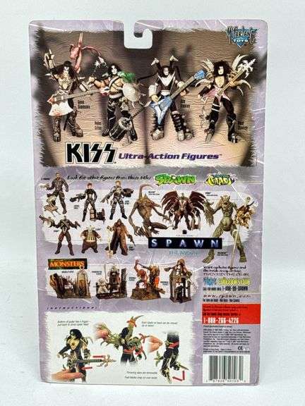 Kiss Paul Stanley Autographed McFarlane Acrion Figure On Blister Card w/ Signed Blister