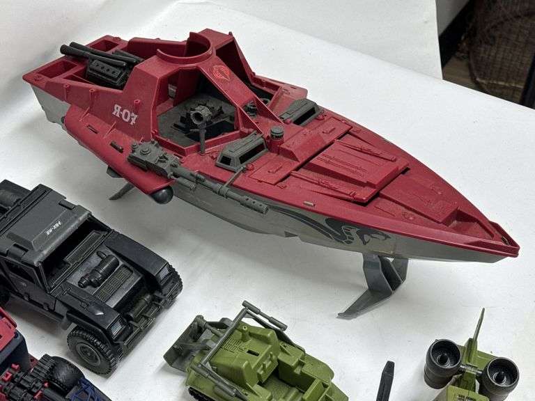 1980s Hasbro GI Joe Action Figure Vehicle Lot / Cobra