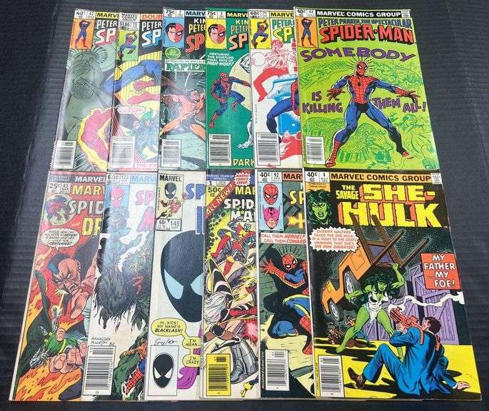(J) 1970s & 1980s Marvel Comic Books.