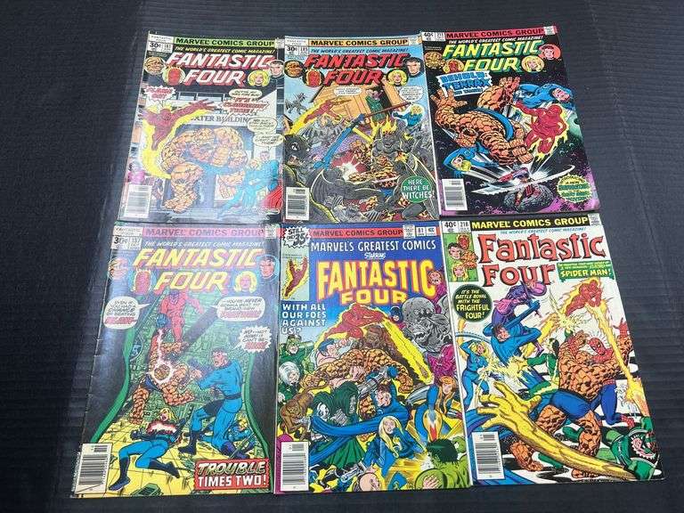 (J) Marvel Comics The Fantastic Four Comic Books.