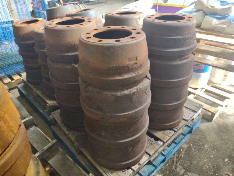 Used Rear Brake Drums Off Of BlueBird Buses