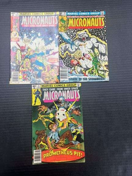 (J) Marvel Comics The Micronauts, & The Micronauts The New Voyages Comic Books.