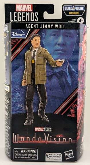 2022 Hasbro Marvel Studios Wanda Vision Agent Jimmy Woo 6" Action Figure NIB
