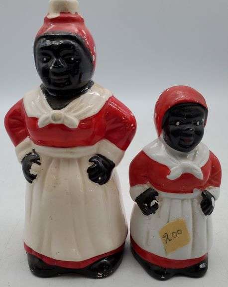 (GH)(2)Aunt Jemima Porcelain Figures