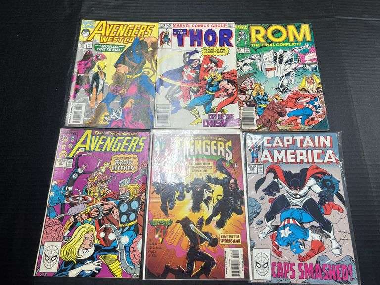 (J) Collection Of Marvel And DC Comic Books, As Well As Classics Illustrated Junior No.563.