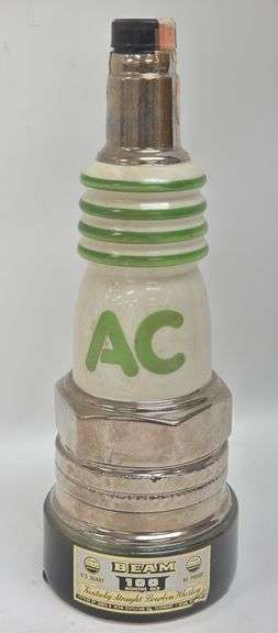 Jim Beam AC Spark Plugs Decanter
