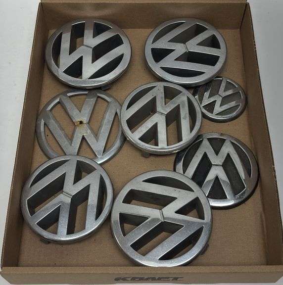 Lot Of Volkswagen VW Emblems / Auto Badges