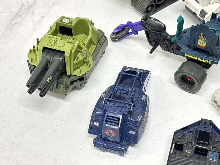 1980s Hasbro GI Joe Action Figure Vehicle Lot / Cobra