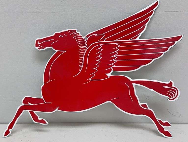 Mobil Pegasus Porcelain Sign