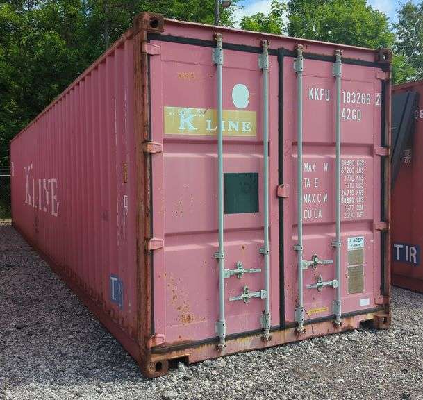 40' K-Line Shipping Container (KKFU18326642GO)