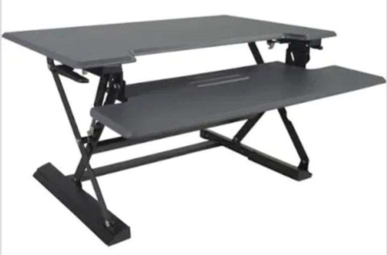 Victor High Rise Adjustable Standing Desk - Kraft Auction Service, LLC