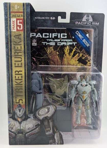 2023 McFarlane Toys Pacific Rim Jaeger Striker Eureka 4" Action Figure With Comic NIB