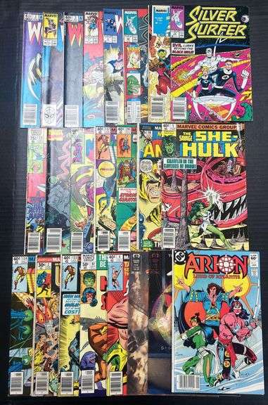 (J) Vintage Marvel Comics. 1973-1988.