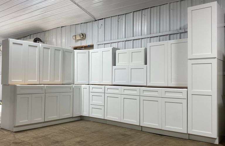 ARCADIA WHITE Premium Kitchen Cabinets