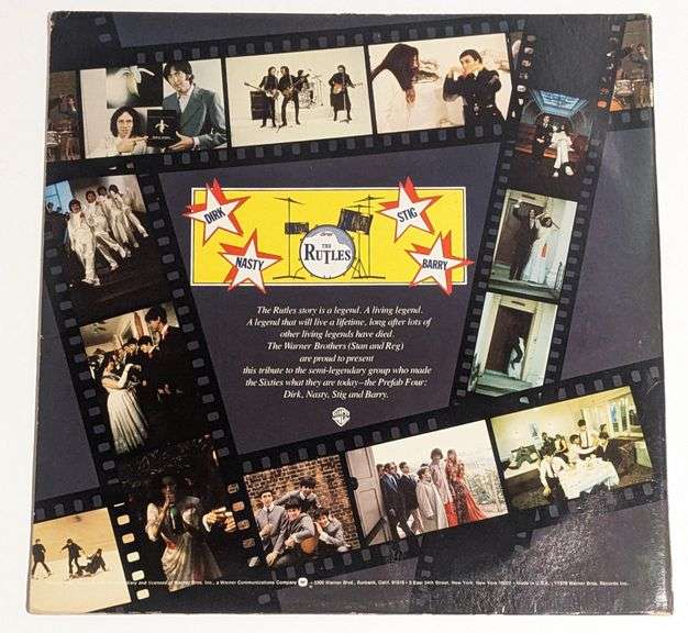 The RUTLES 1978 - 12" Vinyl LP Gatefold Album with Booklet Insert. Warner Bros Records. (Beatles Parody)