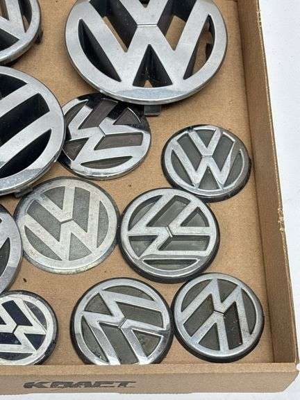 Lot Of Volkswagen VW Emblems / Auto Badges