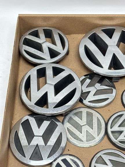 Lot Of Volkswagen VW Emblems / Auto Badges