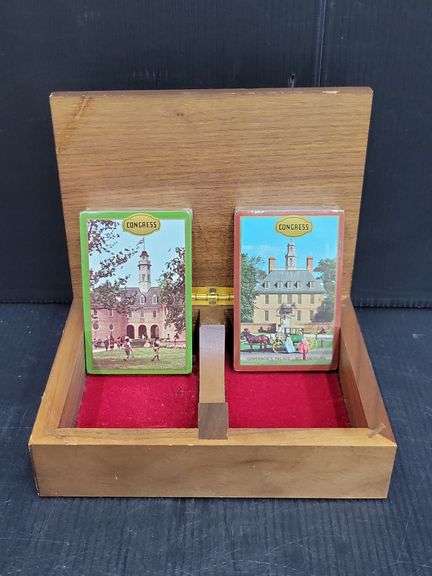 (Q) Vintage Playing Cards From Brands Including Hoyle, Royal JXM, Blackstone, Etc